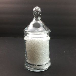 Main Stays 12oz Clear Glass Apothecary Jar Candy Dry Pantry Storage Organize Dec